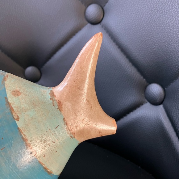 Blue and Tan Striped Fish Figurine - Picture 3 of 7